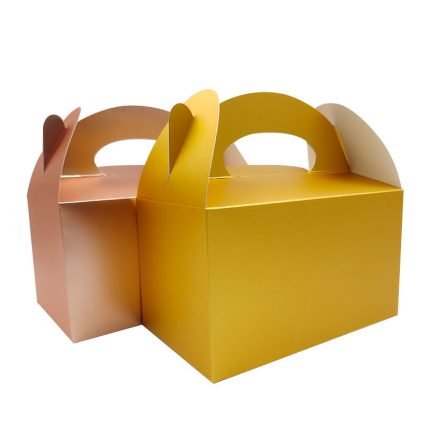 LANZER Eco-Friendly Brown Paper Bag Food Box - Custom Logo Packaging