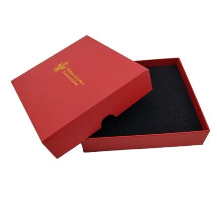 Personalized Print Logo Boxes Custom Unfoldable Gold Stamping Rigid Paperboard Gift Box Lid and Base Box with Insert