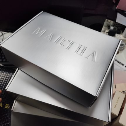 LANZER Silver Logo Box – Rigid Box Manufacturer Custom Mailer