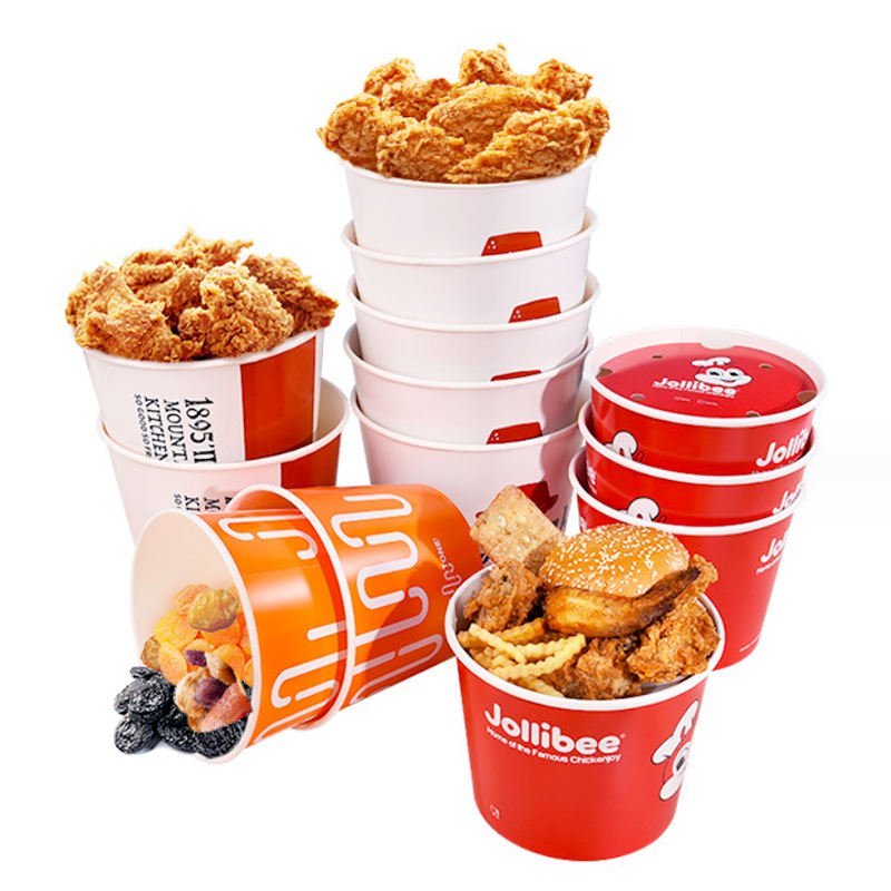 Custom Food Boxes Family Popcorn and Fried Chicken Bucket - Image 1