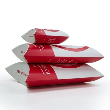 Custom Food Boxes with Logo Pillow Packaging for Retail and Fast Food