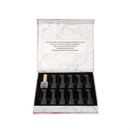 Luxury Nail Polish Packaging Box with Eva Velvet Insert Magnetic Closure Gift Paper Box with Foil Gold Logo