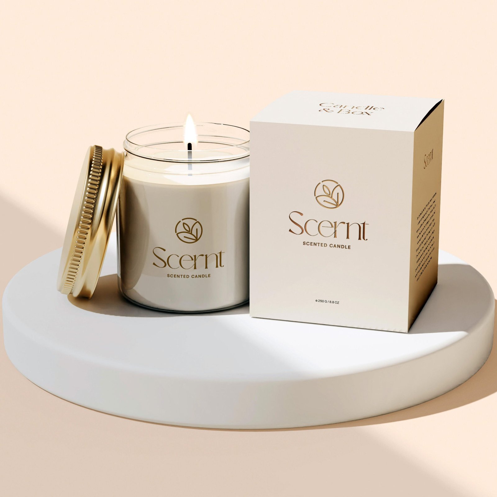 Custom Candle Jar Paper Package Box Candle Packaging Boxes Candle Box Packing - Image 1