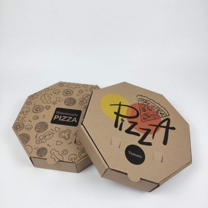 Custom Food Boxes with Logo Disposable Pizza Paper Box