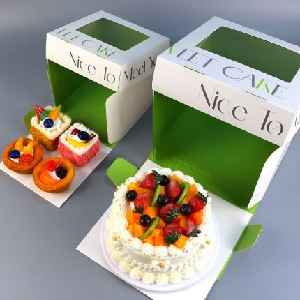 High Quality Low Price Wholesale Paper Food Box Customized Cake Paper Boxes for Birthday