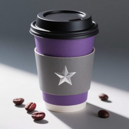 Custom Food Packaging Eco-Friendly Paper Coffee Cups