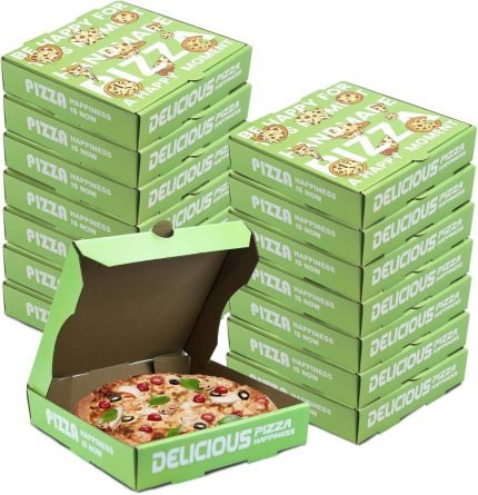 Fast Shipping Custom Packaging Paper Box Eco-friendly Customized Printing Pizza Boxes With Logo