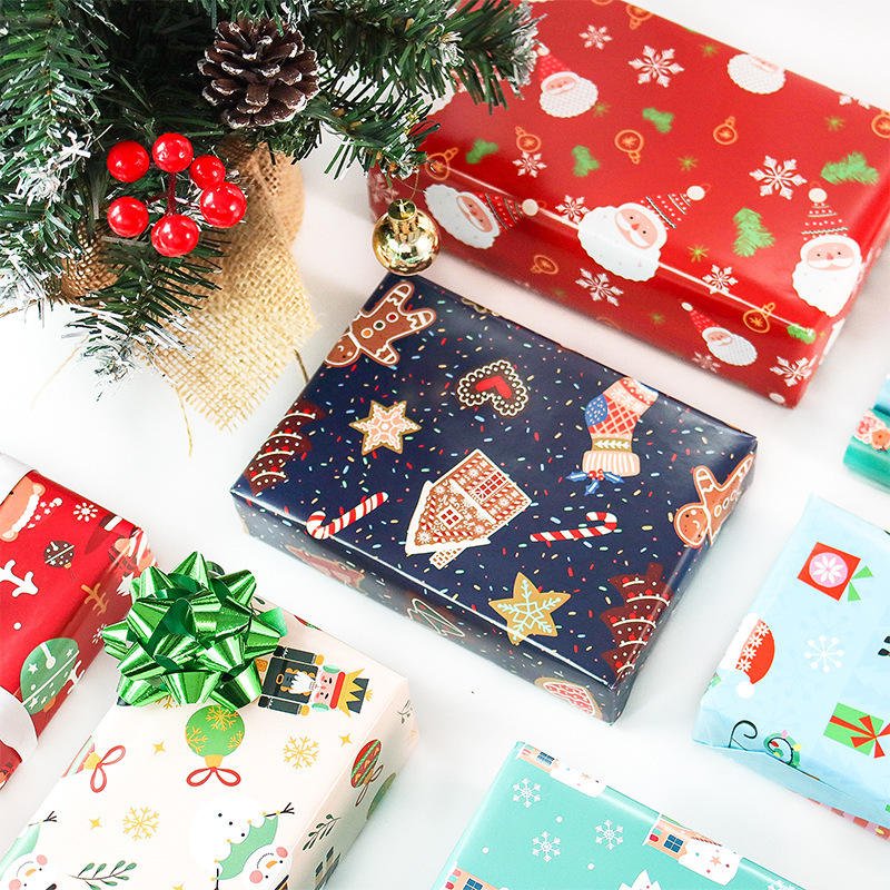 Recyclable Christmas Wrapping Paper - Luxury Gift Packaging Paper Wholesale by Lanzer - Image 1