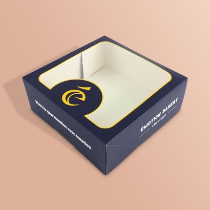 Lanzer Windowed Cookie & Dessert Box – Custom Kraft Paper Bakery Packaging for Donuts & Treats