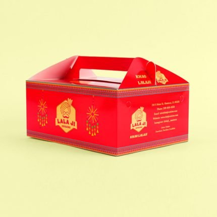 Lanzer Classic Series - Custom Cake Bread Food Box with Handle for Takeaway