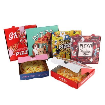 Lanzer Signature Series - Corrugated Pizza and Burger Box with Custom Logo Printing