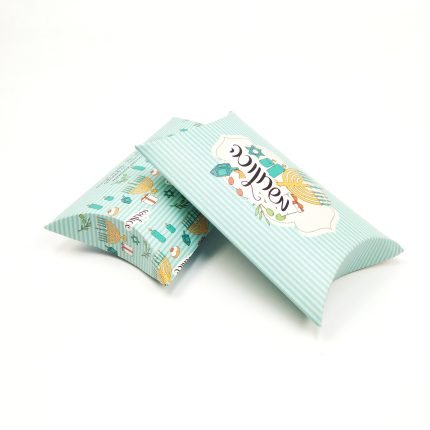 Lanzer Eco Series - Custom Kraft Paper Pillow Food Box Color Printed Packaging