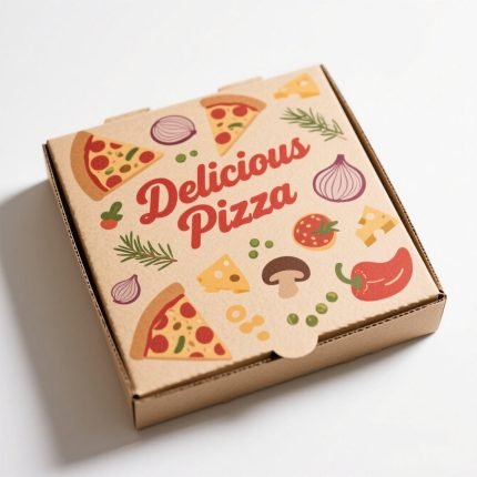 Custom Food Packaging Corrugated Pizza Box with Logo