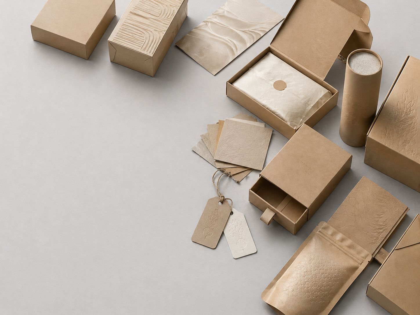 Kraft eco packaging case